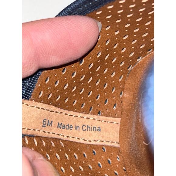 Franco Sarto Preppy Academia Casual Business Suede Perforated Tassle Loafers - Picture 8 of 8